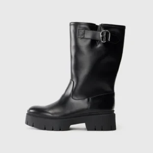 Botas vaqueras / biker - negro